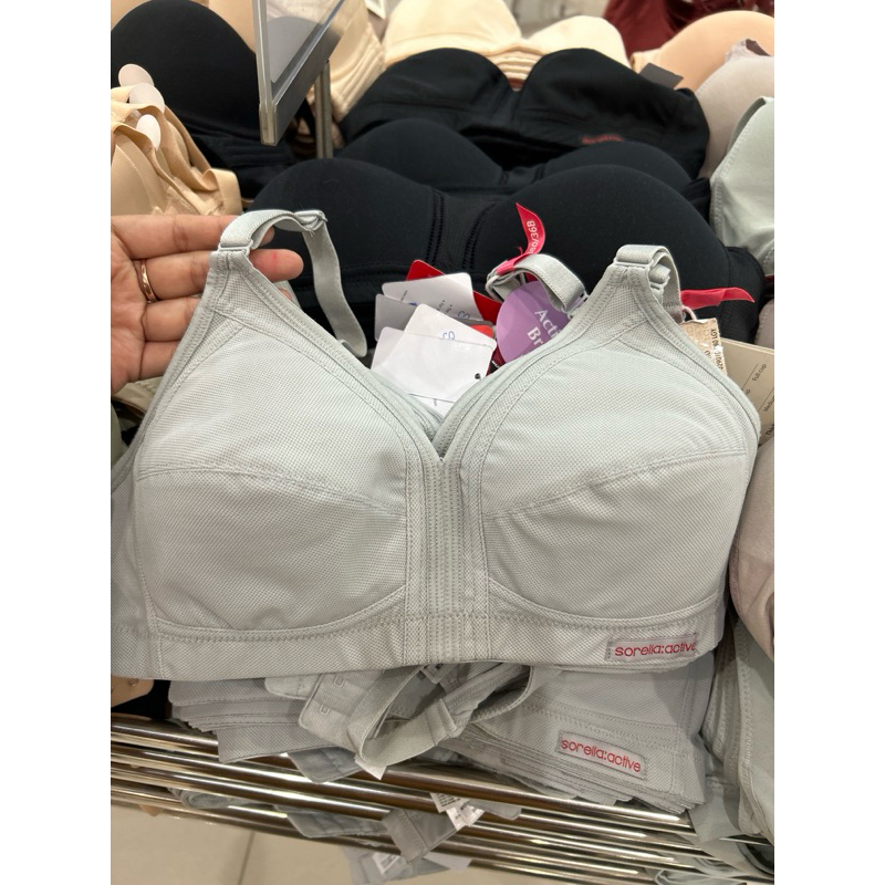 SORELLA SPORT BRA ACTIVE TANPA KAWAT tanpa busa