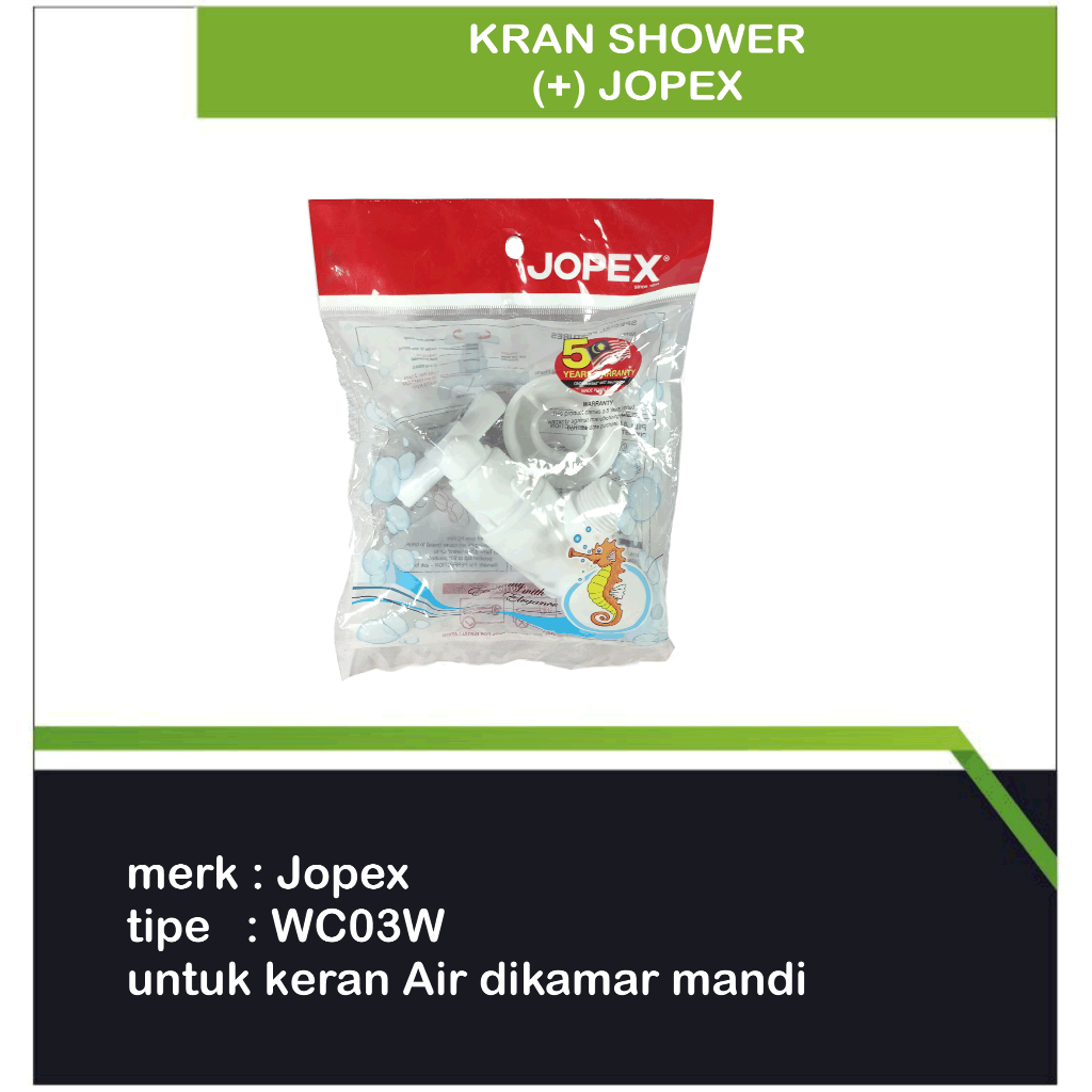 Kran shower jopex WC03W/ Kran Dinding Tembok /keran shower