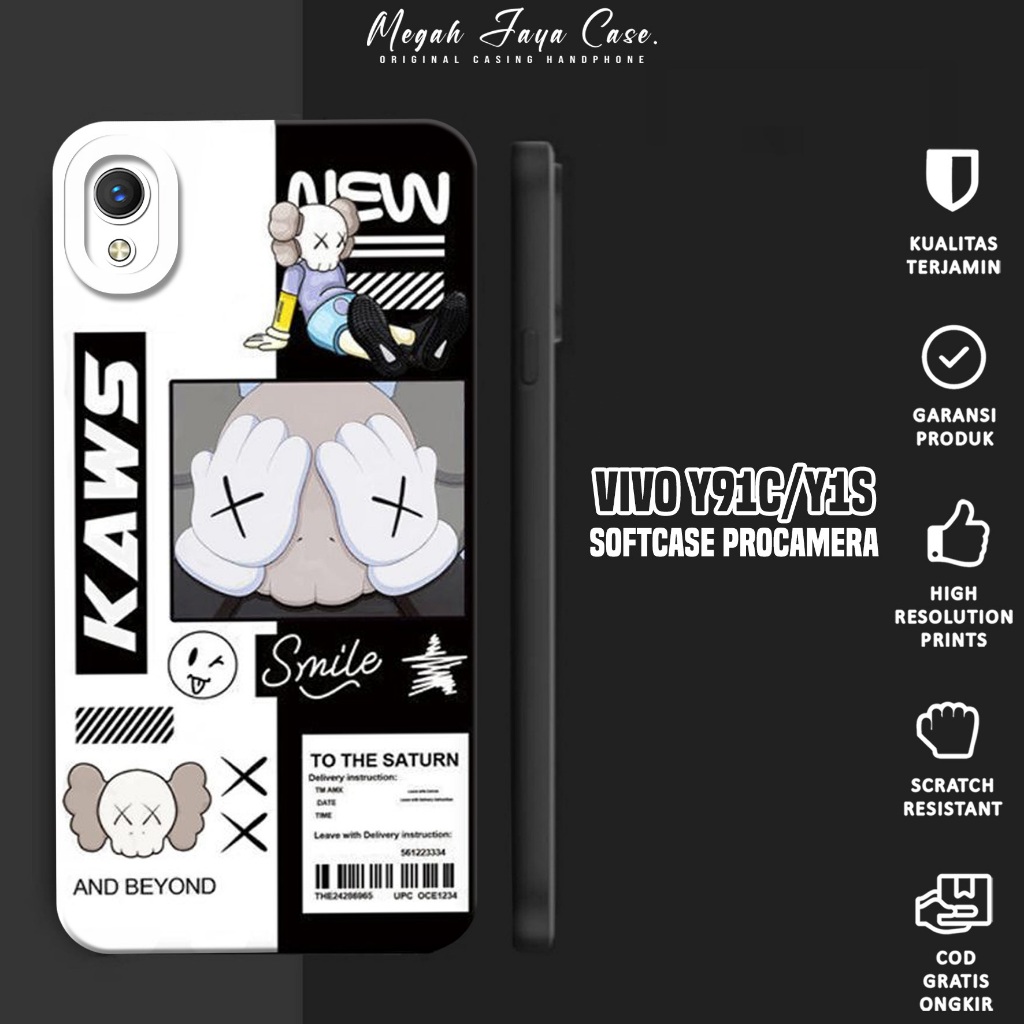 Softcase Hp VIVO Y91C / VIVO Y1S - Case VIVO Y1S / VIVO Y91C Motif AES - Silikon Hp VIVO Y91C - Soft