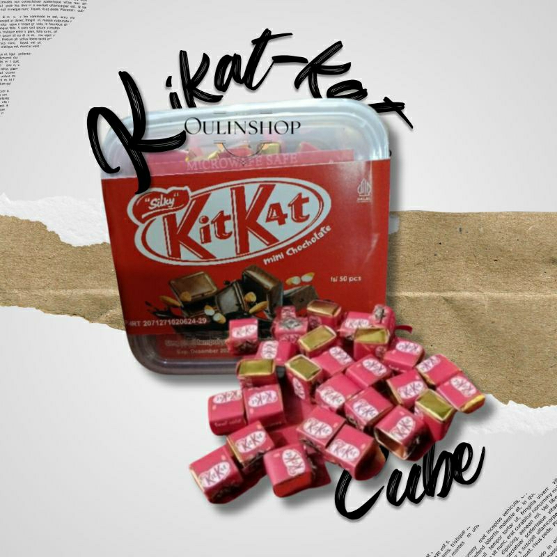 

Janjanan Coklat Viral Kit-Kat Mini Chocholate Cube isi 50 Pcs