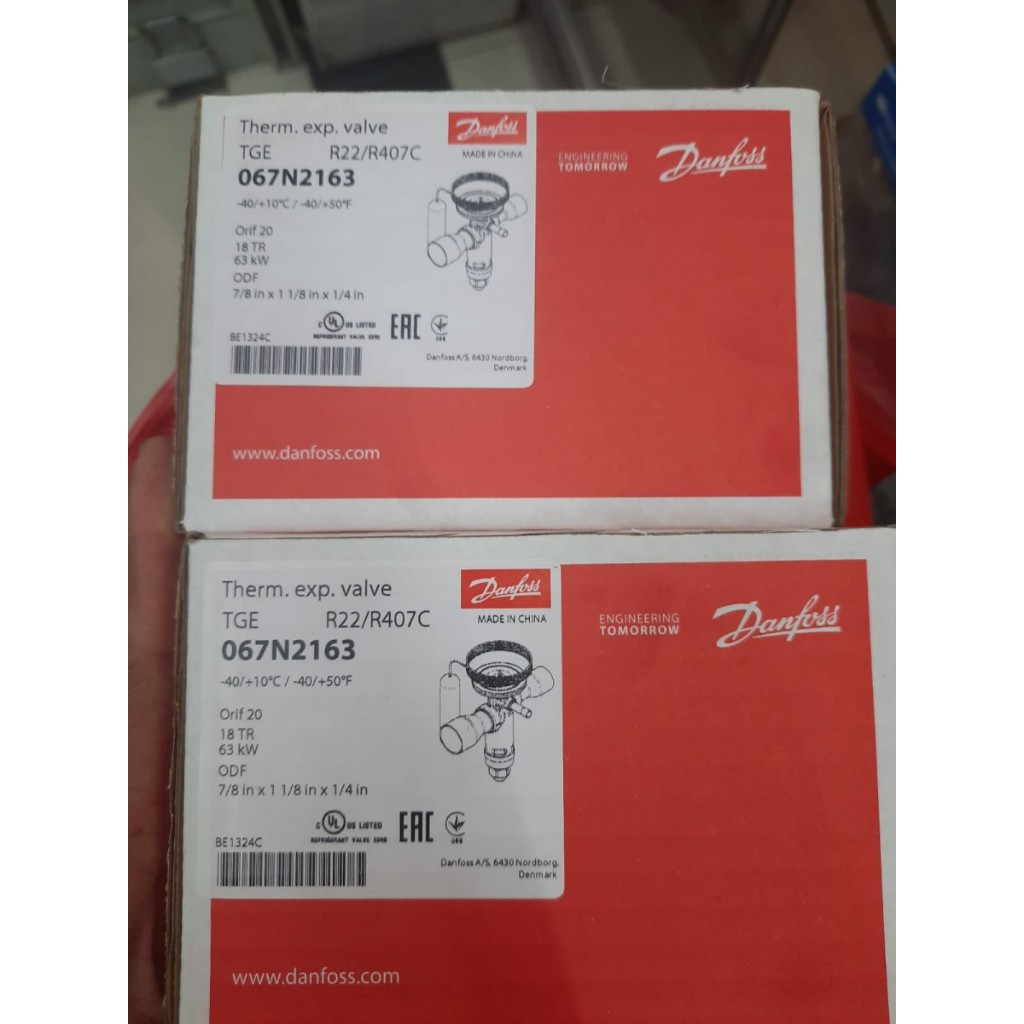 Expansion valve danfoss TGEX 18 TR