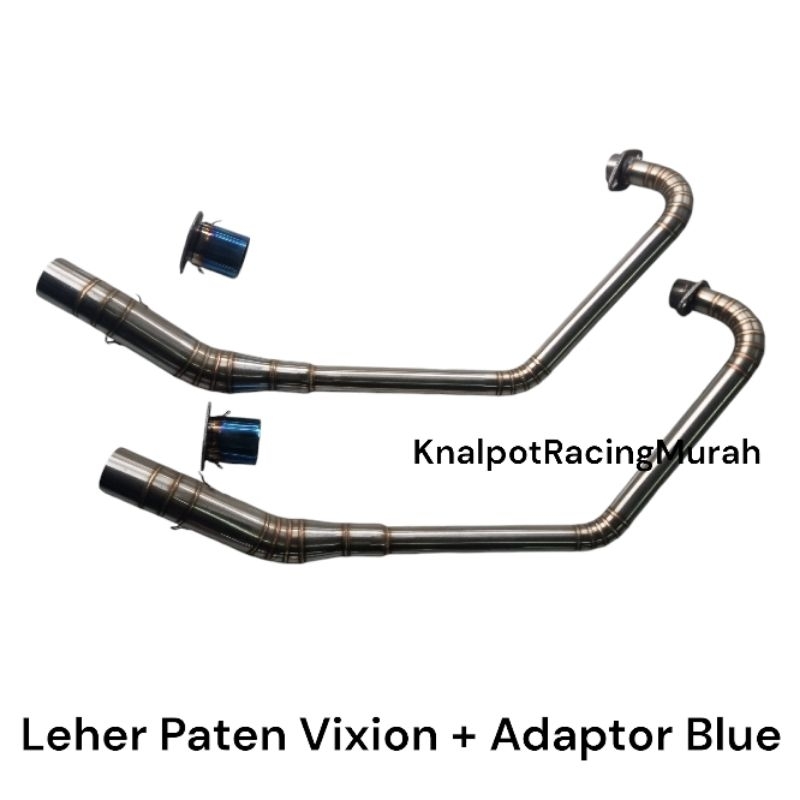Leher Knalpot Racing Vixion Paten Full Cacing Adaptor