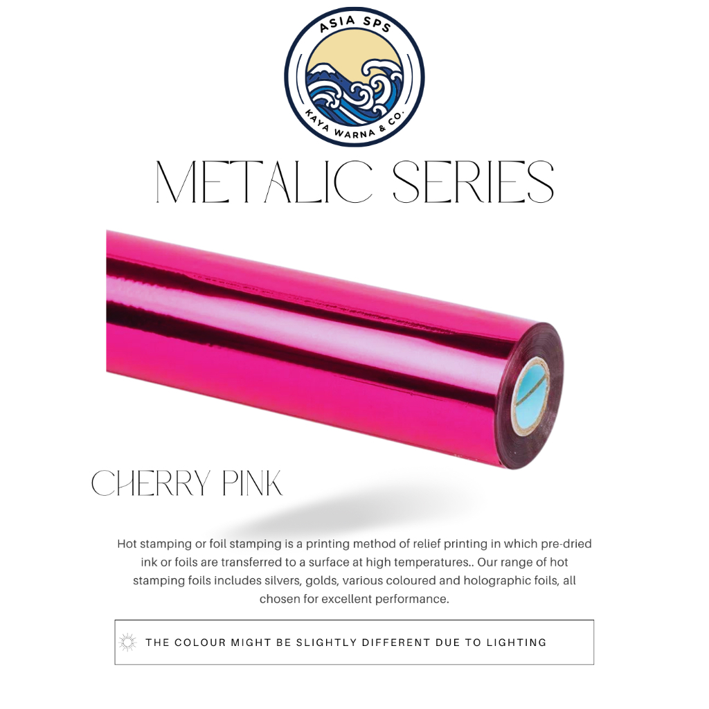 

Kertas Hot Stamping Foil CHERRY PINK