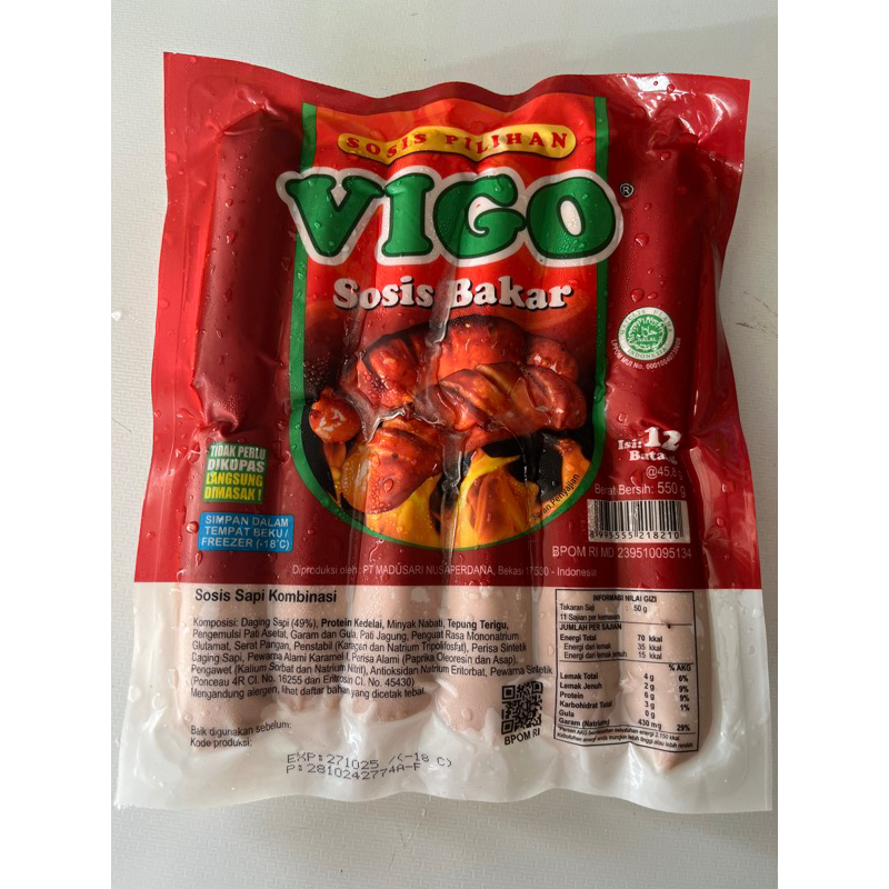 

Sosis Bakar Vigo isi 12pcs
