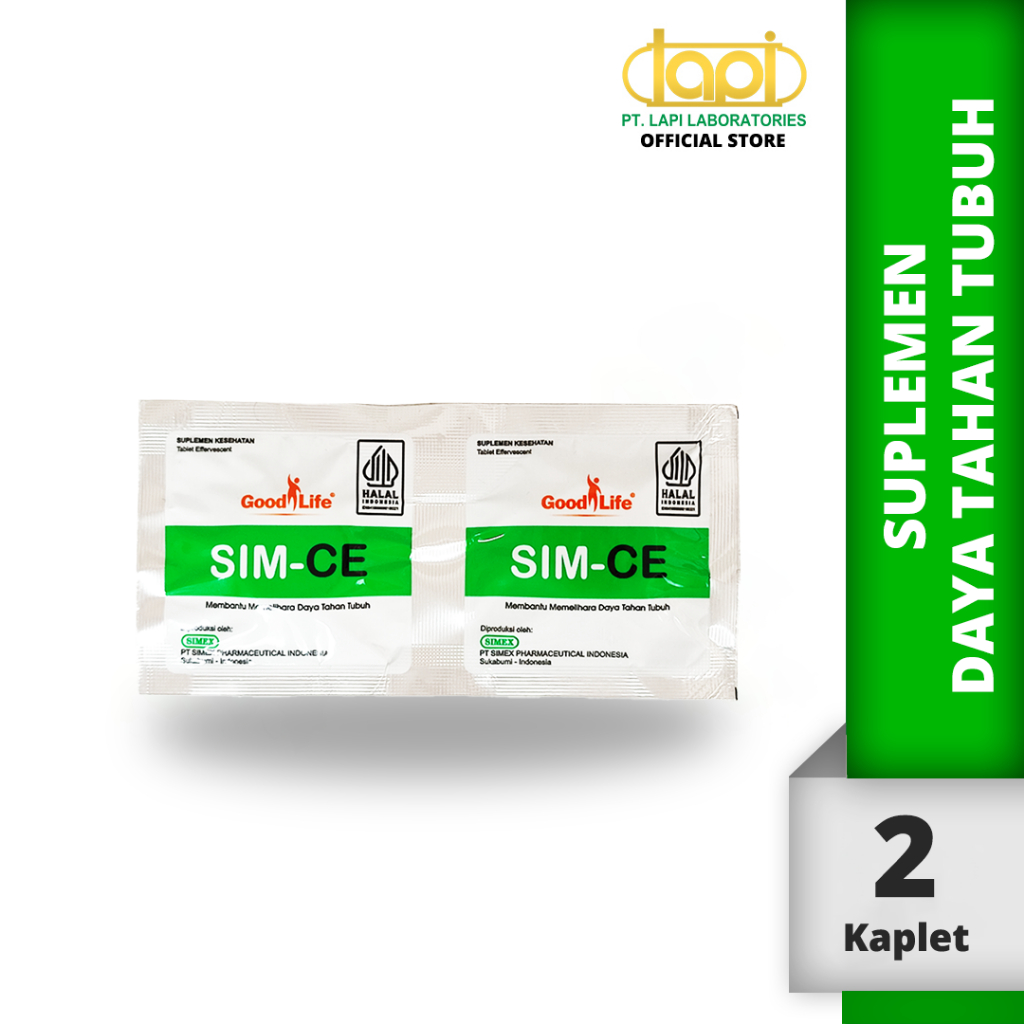SIM-CE Strip @ 2 tablet effervescent (pengganti vipro-G)