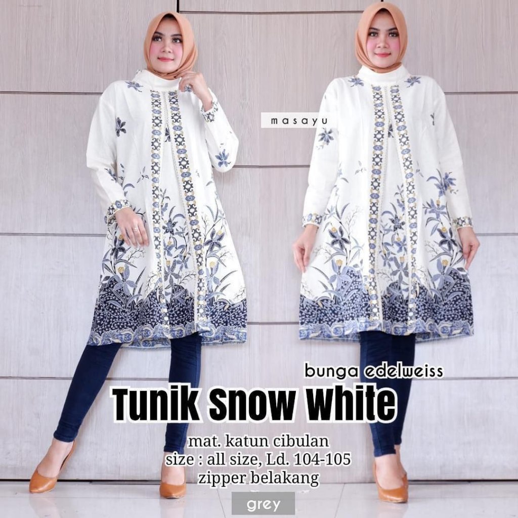 TUNIK batik terlaris ELEGAN ATASAN WANITA tunik BATIK MODERN CANTIK MARIANA