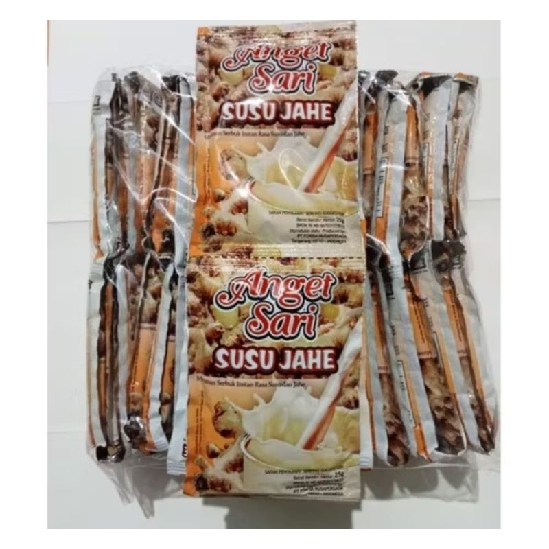 

Anget Sari Susu Jahe 1 Bal isi 50 Sachet @25gr