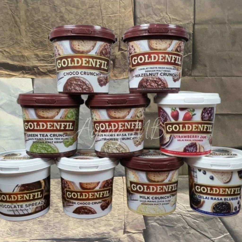 

SELAI GOLDENFILL 1KG CHOCO CRUNCHY TIRAMISU STRAWBERRY