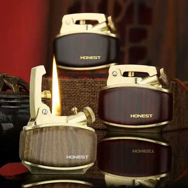 korek api classic sumbu minyak vintage oil lighter gift box HONEST