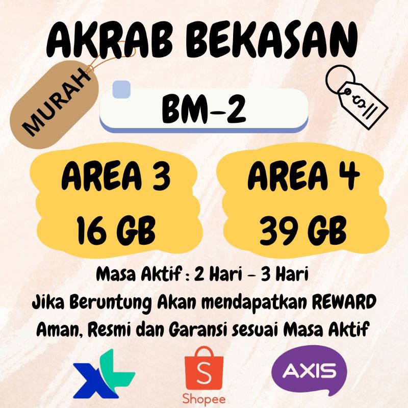 PAKET INTERNET MURAH XL DAN AXIS BEKASAN AKRAB