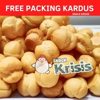Sus kering tanpa isi rasa asin keju 500 gram