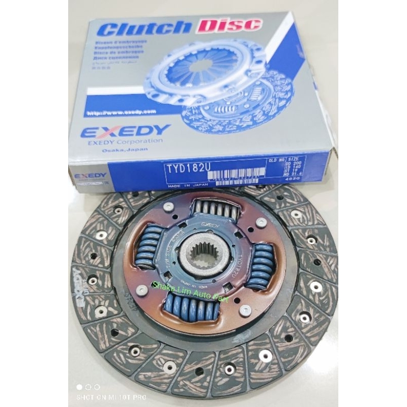 Plat Kampas Kopling Clutch Disc Toyota ETIOS VALCO EXEDY TYD182U