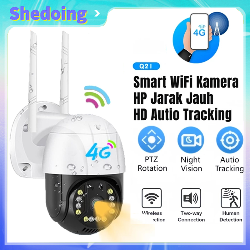CCTV IP Camera Outdoor 4G SIM Card 8MP IP67 Waterproof Outdoor PTZ Wireless Smart IP CCTV Kamera