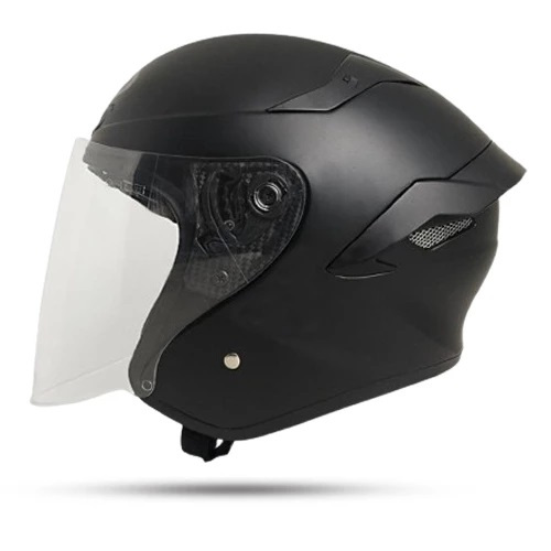 Helm TTC Pandora Half Face Solid Paket Ganteng - Original - SNI Pria Wanita