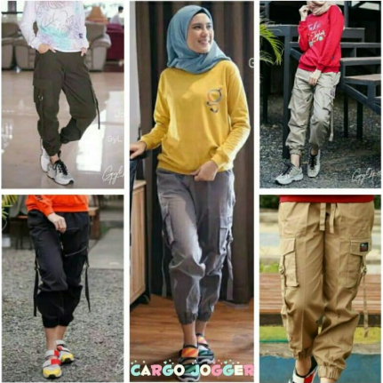 Celana Jogger Cargo Wanita Kekinian Terlaris Cargo Wanita Pants