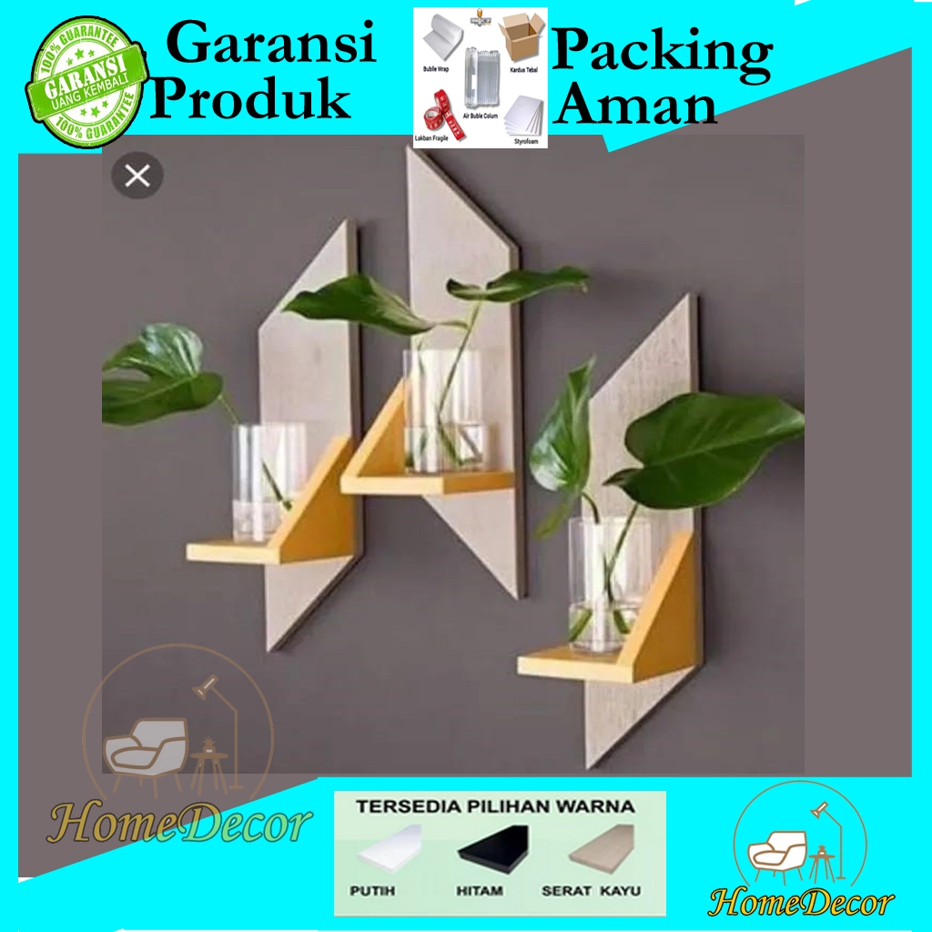 Rak Hias Dinding rak Kayu Rak Dinding rak ambalan Rak Bunga Dinding