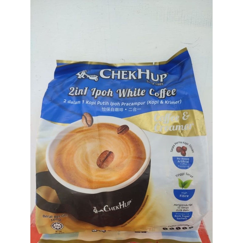 

Chekhup 2 in 1 Ipoh White Coffee Varian Coffee and Creamer Malaysia 360 gr