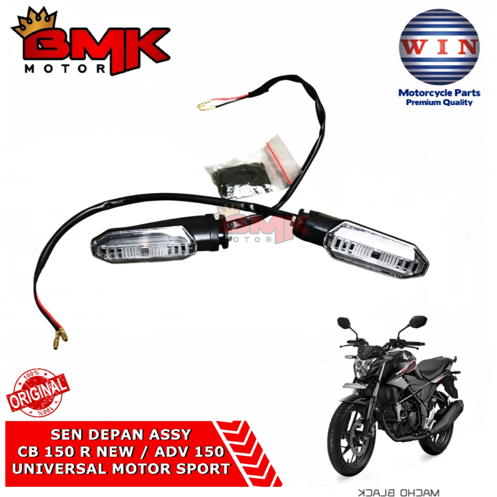 Win Lampu Sen Depan CB 150 R New Adv 150 Dan Universal Untuk Motor Sport Lainnya Sepasang Sein Assy
