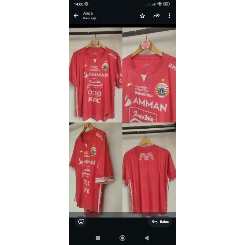 Jersey Persija Suporter Version 2022 ORIGINAL