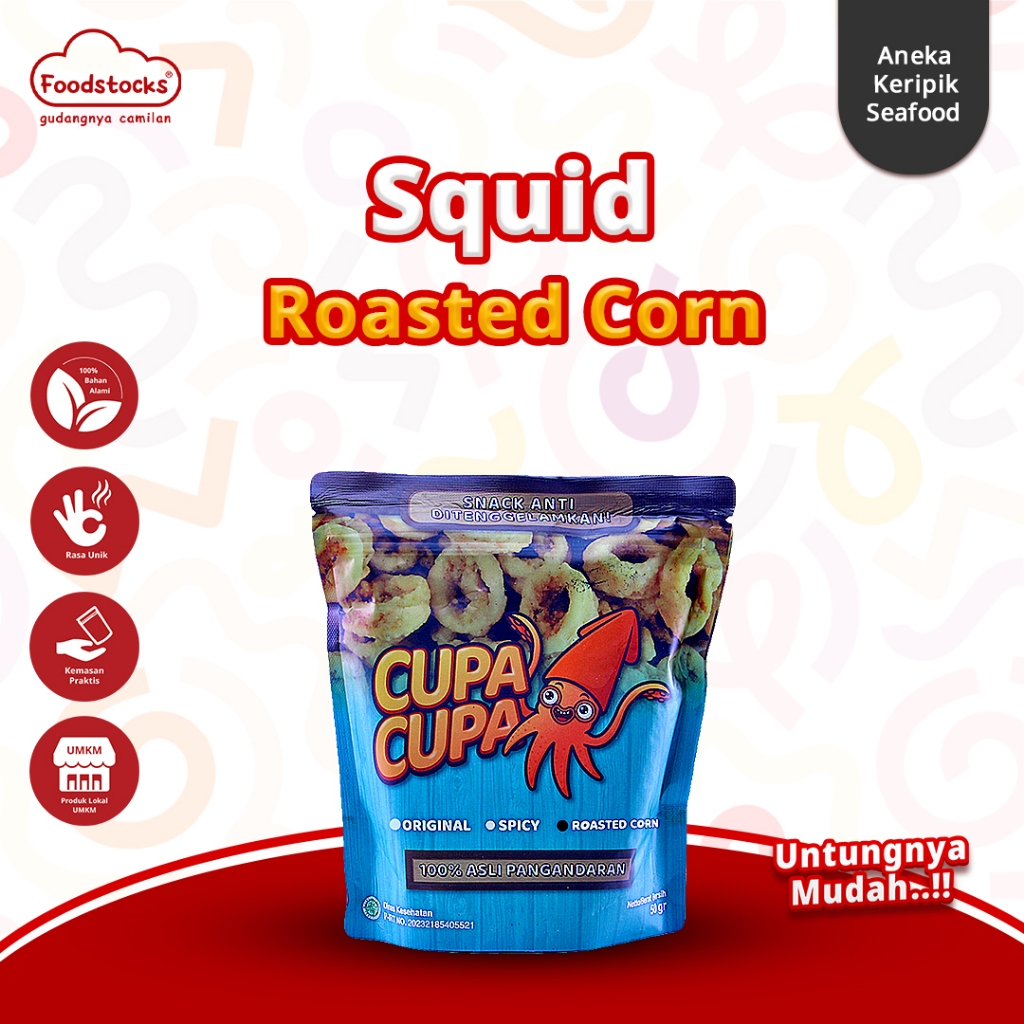 

Cupa Cupa Snack Crispy Squid Roasted Corn