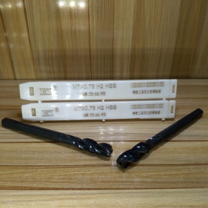 TAP Mesin M7x0.75 Spiral Taiwan Tap M7 x 0.75 New Setara Yamawa M 7x0.75 Baru Original