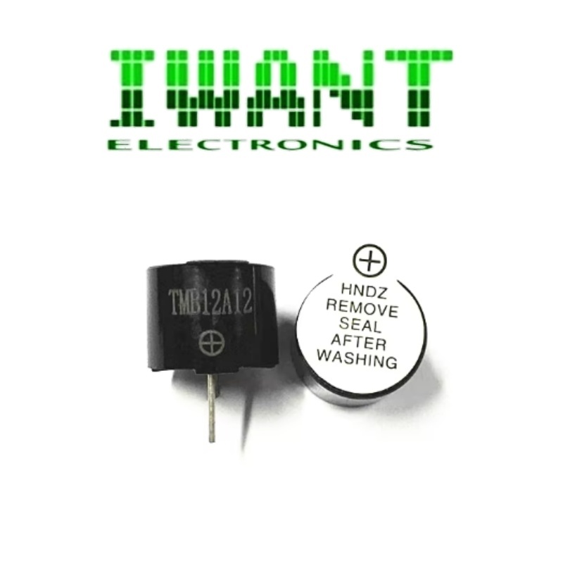 BUZZER 12V BUZZER ACTIVE 12V BUZZER 12VOLT DC 12*9.5mm LONG SOUND BUZZER 12V MIN