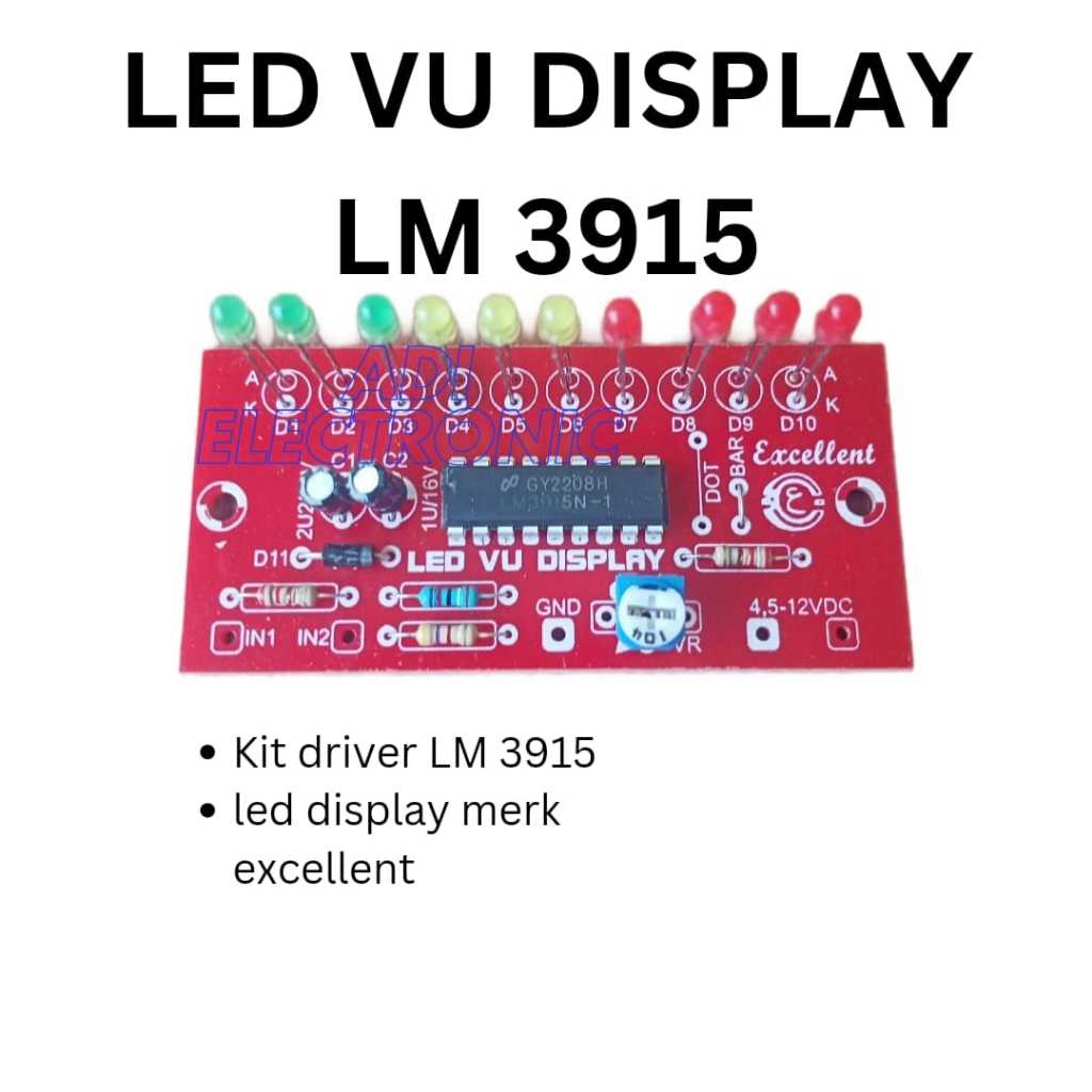 LED VU DISPLAY LM 3915