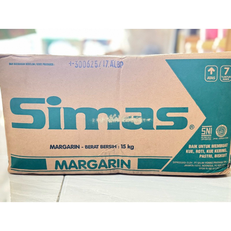 

Margarine Mentega Simas Kiloan repack 250gr 500gr 1kg