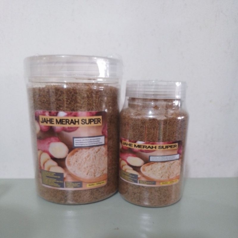 

Jahe Merah Super toples tebal tabung
