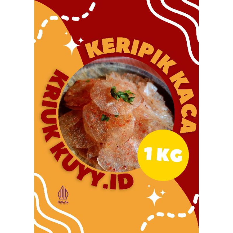 

Keripik Kaca Pedas Gurih Daun Jeruk Kemasan 1 kg Camilan Snack Kripca_Pakset KriukKuyy