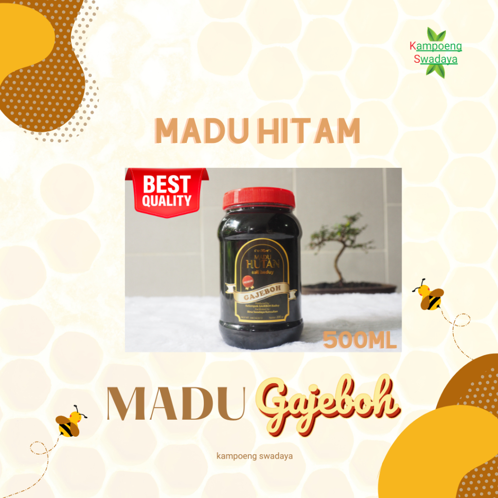 

Gajeboh - Madu Hitam Asli Hutan Baduy 500ml