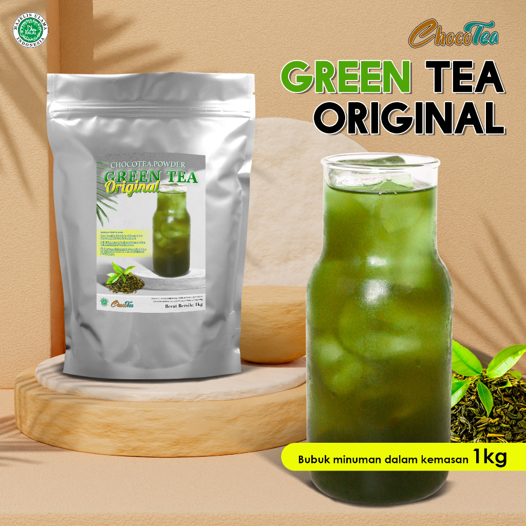 

BUBUK MINUMAN GREEN TEA ORIGINAL 1KG / SERBUK SEDUH ANEKA RASA / ICE SHAKE ES KEKINIAN / POWDER CHOCO DUREN CHOCOLATE COKELAT COKLAT TARO MATCHA VIRAL BANYAK PILIHAN VARIAN KEMASAN 1 KG 1000GRAM 1000 GRAM ENAK NIKMAT CREAMY LEZAT SUPPLIER