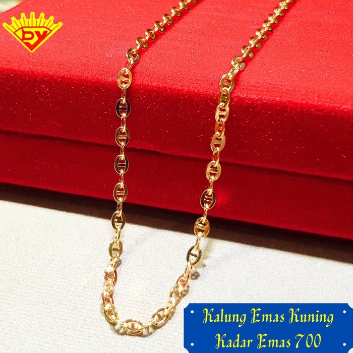 Kalung Rantai Emas Rosegold Kadar Emas 750