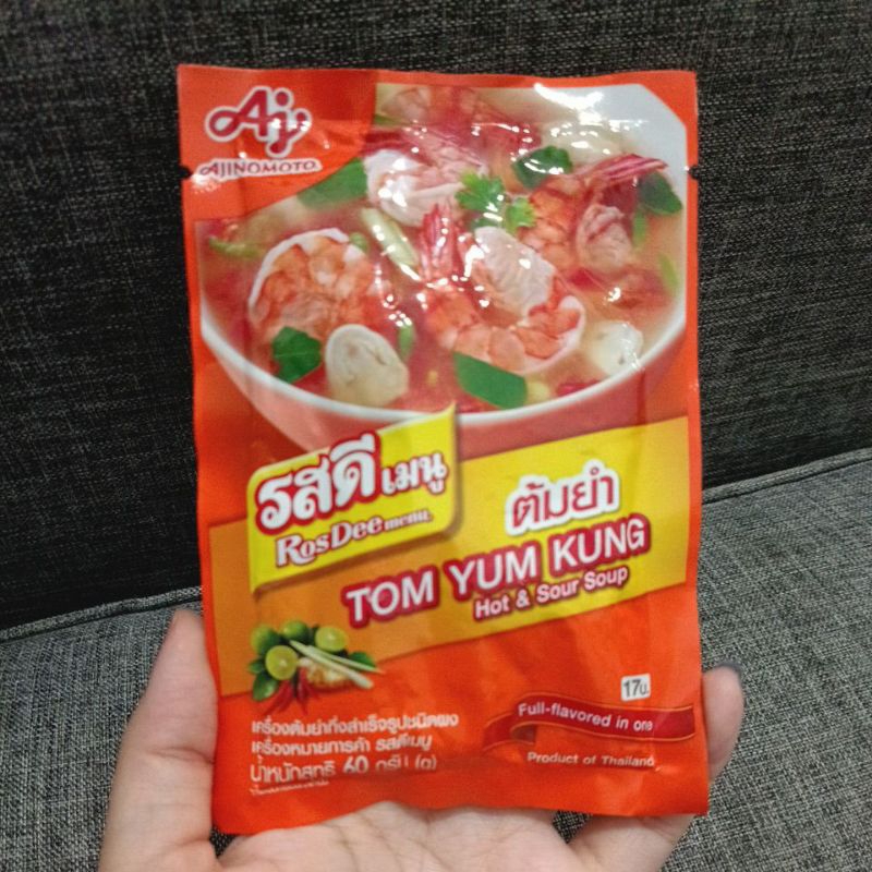 bumbu masak tomyum dan palo ajinomoto