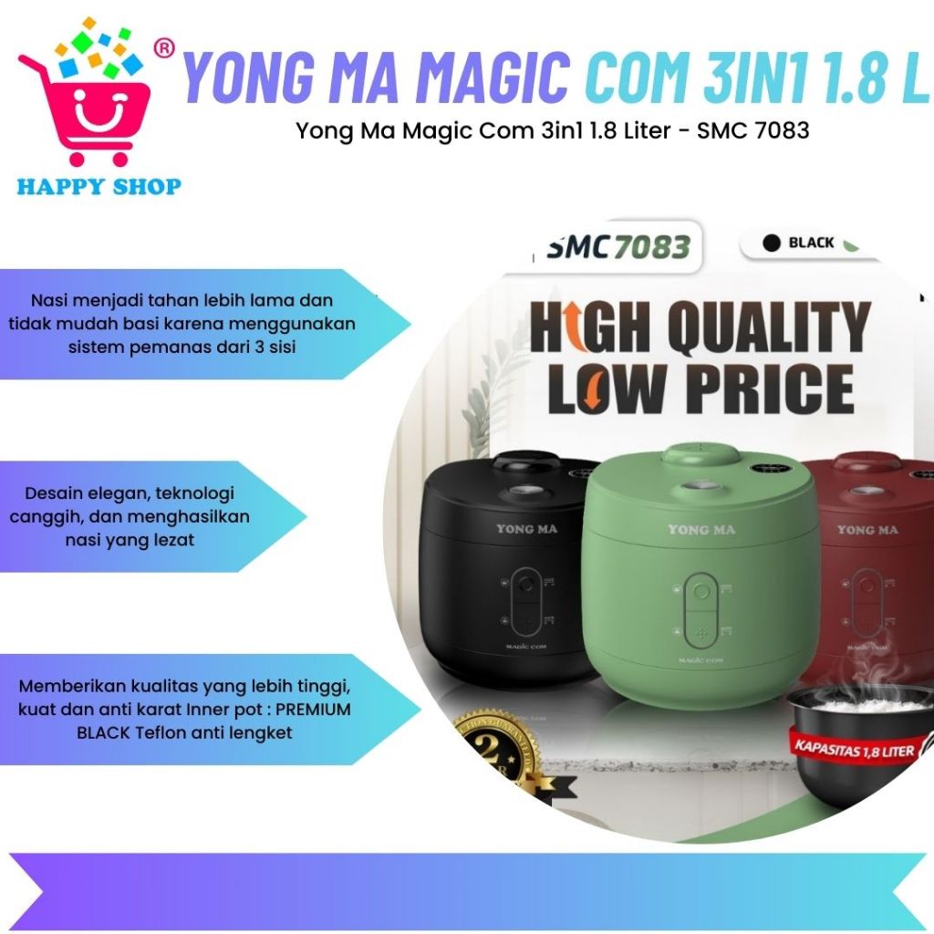 Yong Ma Magic Com 3in1 1.8 Liter - SMC 7083