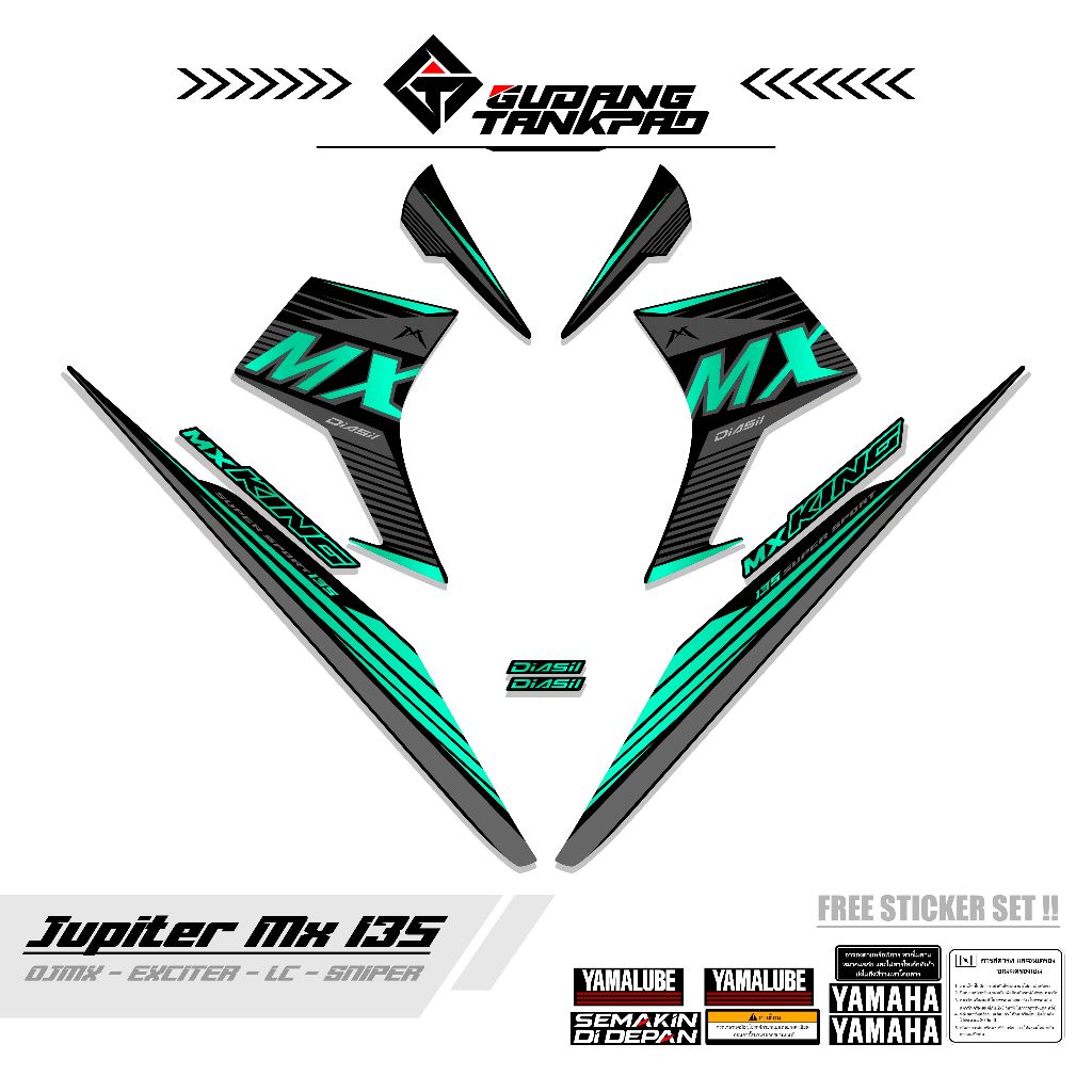 STRIPING MOTOR YAMAHA JUPITER MX OLD 135 / MTF 8 / STIKER STRIPING MX LAMA 135 / STRIPING MX OLD 135