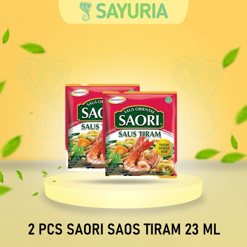 

2 Pcs Saori Saos Tiram 23 ml