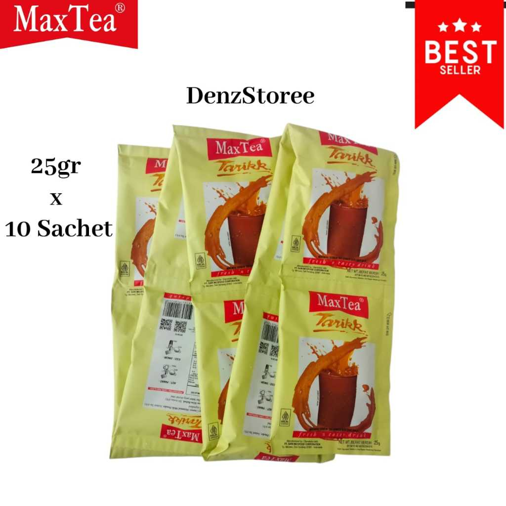 

Max Tea Teh Tarik 25gr x 10 Sachet / 1 Renceng ISI 10