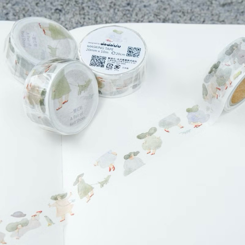 

Dodolulu A Pair of Red Shoes Washi Masking Tape