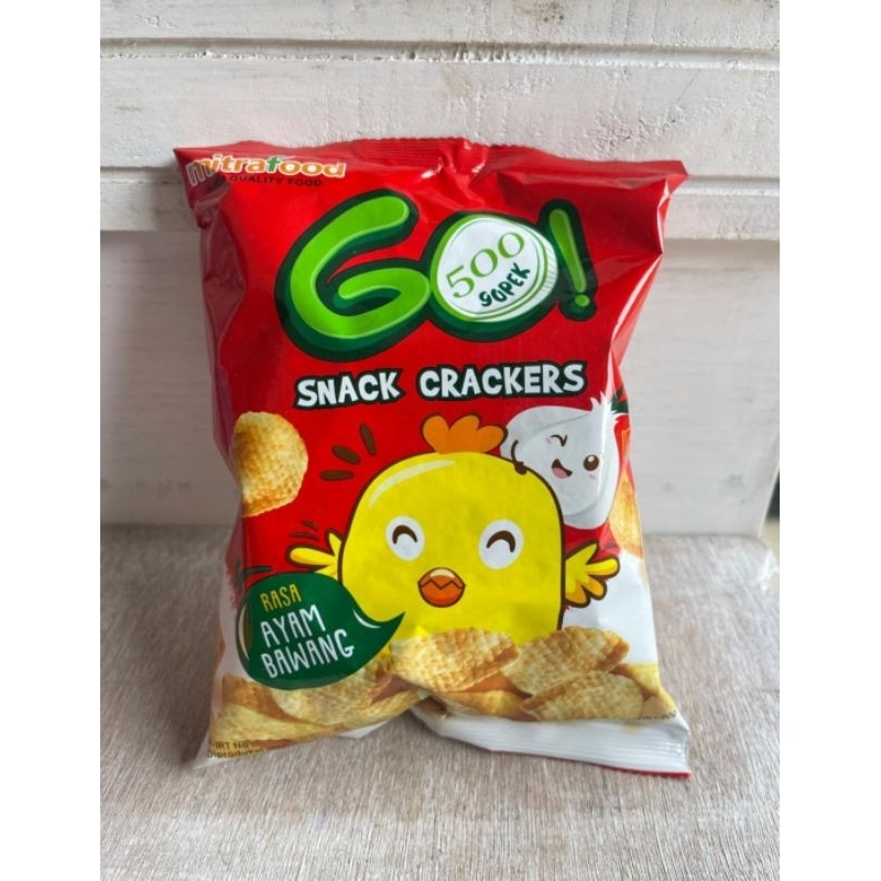 

GOPEK Snack Crackers Rasa Ayam Bawang