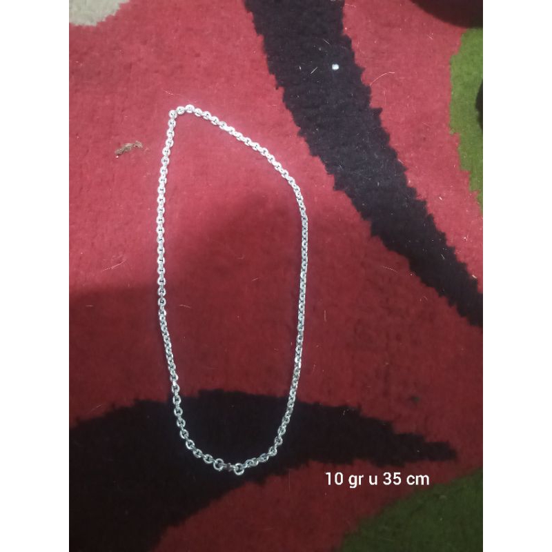kalung perak belitung/nuri 10 gr u 35 cm