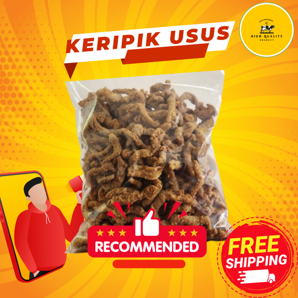 

KERIPIK USUS CRISPY MURAH ENAK HALAL 1KG