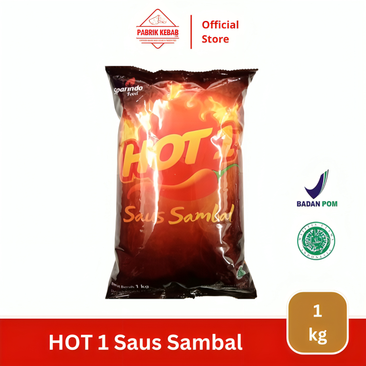 

HOT 1 Saus Sambal 1 Kg - Chilli Sauce