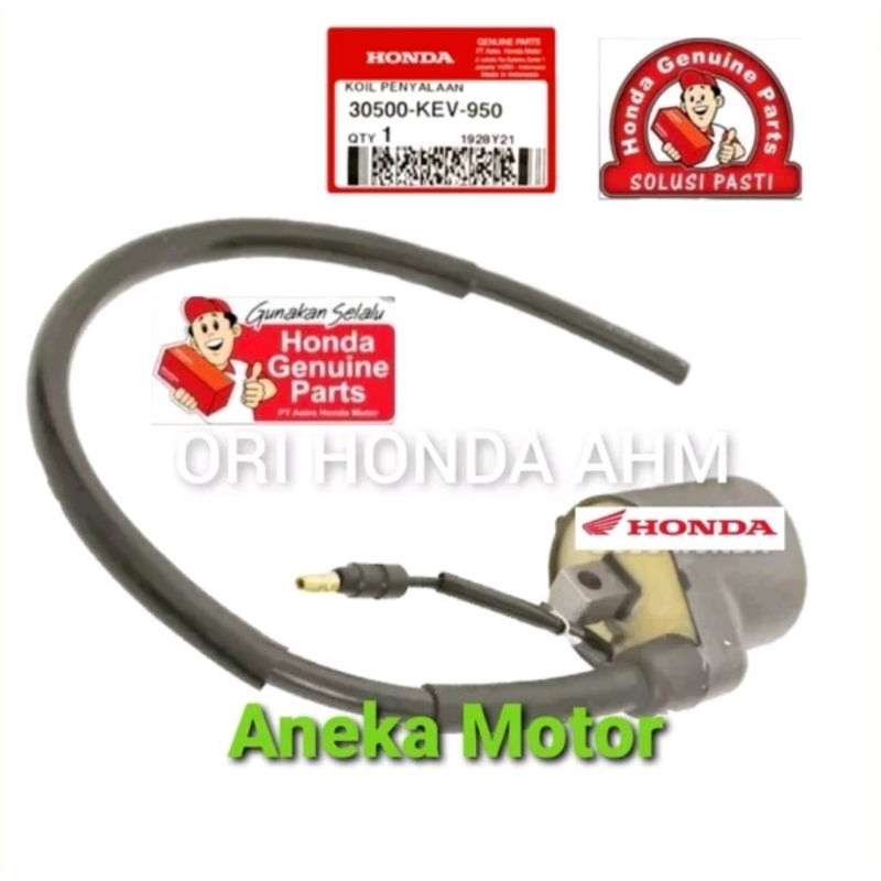 Coil Koil Honda Supra X 100 Supra Fit Old 100% Original Honda AHM 30500-KEV-950