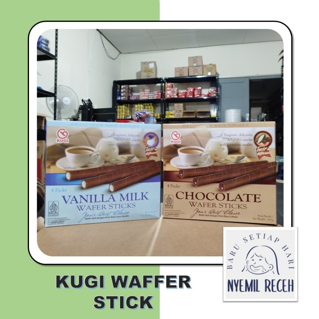 

Kugi Wafer Stick Kemasan Besar 320Gr