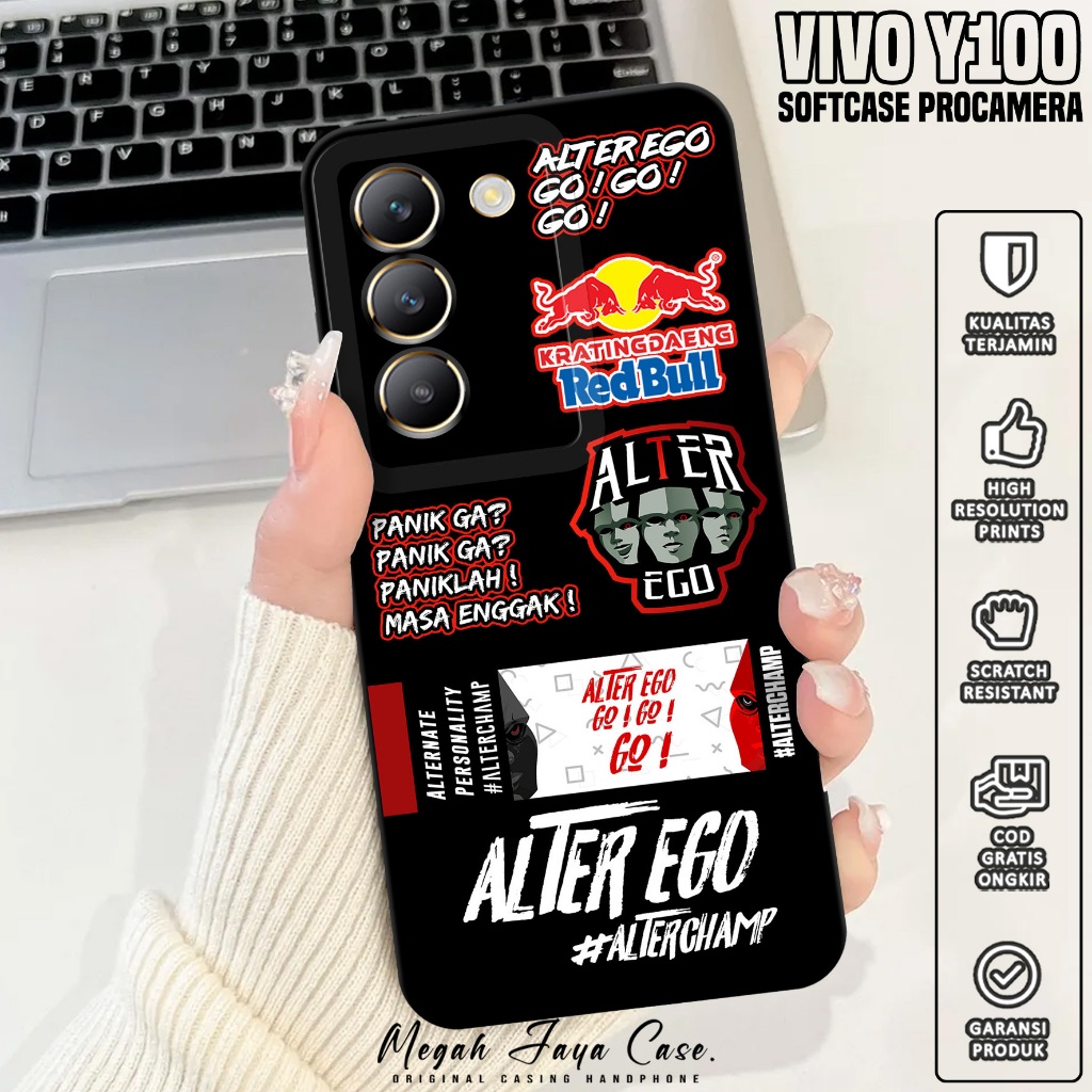 Softcase Hp VIVO Y100 - Case Hp VIVO Y100 Motif ESPRT - Silikon Hp VIVO Y100 - Softcase Pro Camera -
