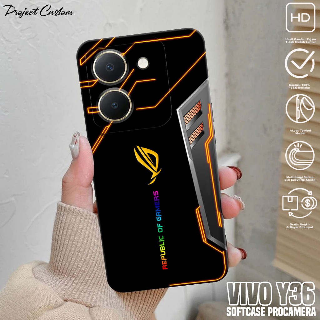 Softcase Hp VIVO Y36 - Case Hp VIVO Y36 ( R0G ) Silikon Hp VIVO Y36 - Casing Hp VIVO Y36 - Cassing H