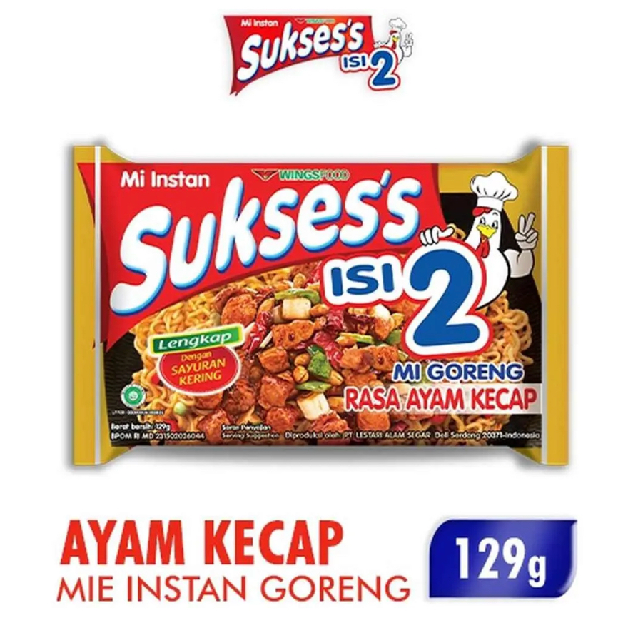 

Sukses's Mie Goreng Isi 2 Ayam Kecap 129 Gram