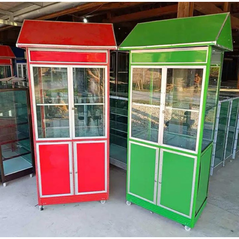 Etalase Bensin / Etalase Toko / Lemari bensin Aluminium