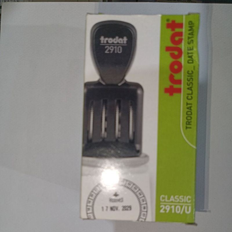 

Stamp Trodat Manual T. 2910 Dater + 24H